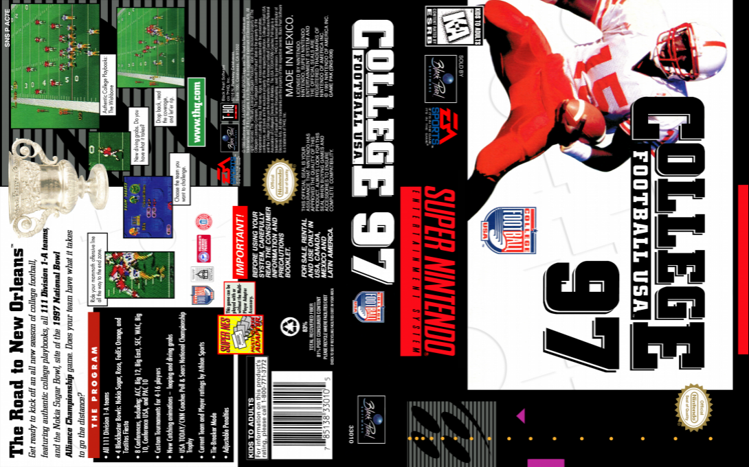 College Football Usa 97 — box-texture (US)