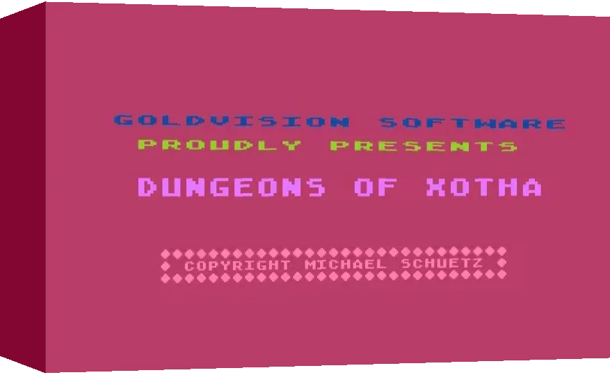 Dungeons of Xotha — box-3D (WOR)