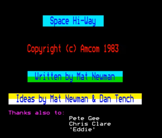 Space Hi-way — sstitle (WOR)