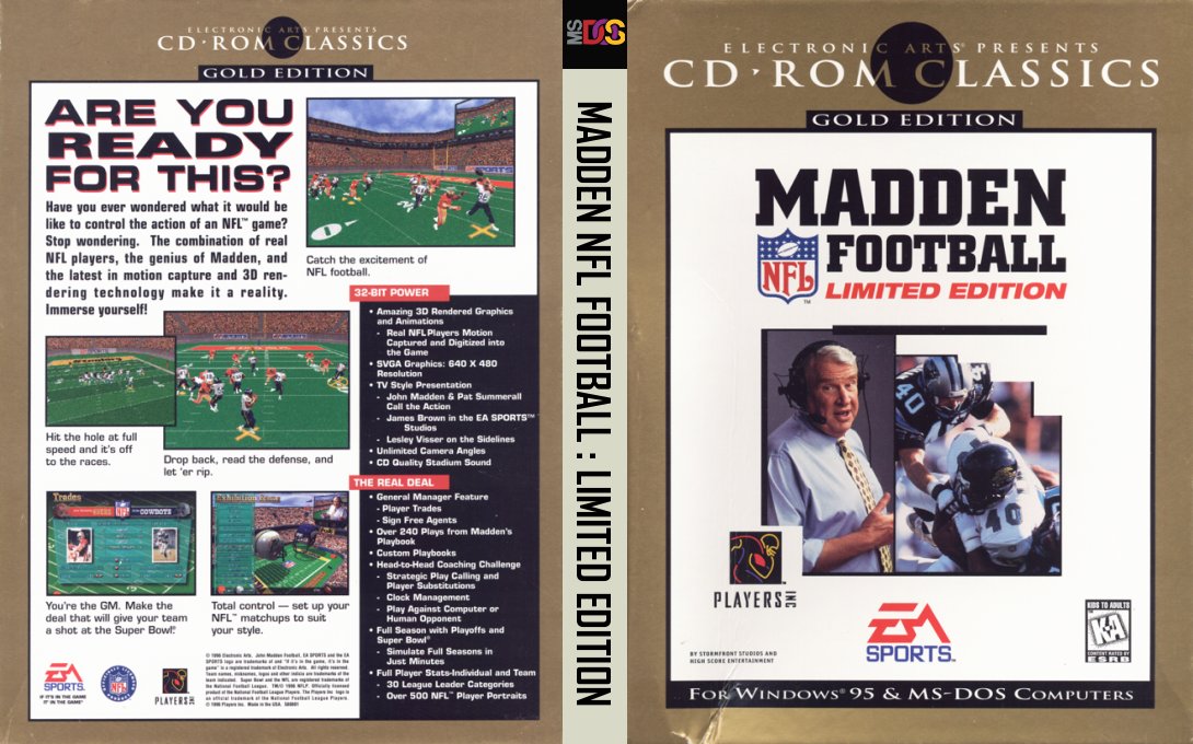 Madden NFL Football - Limited Edition — box-texture (US)