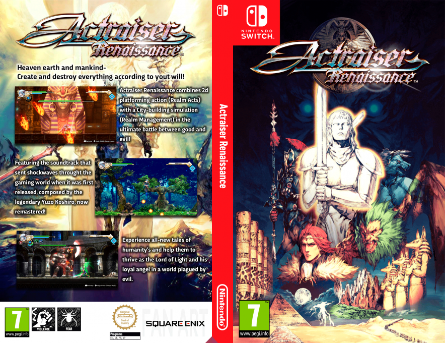Actraiser Renaissance — box-texture (EU)
