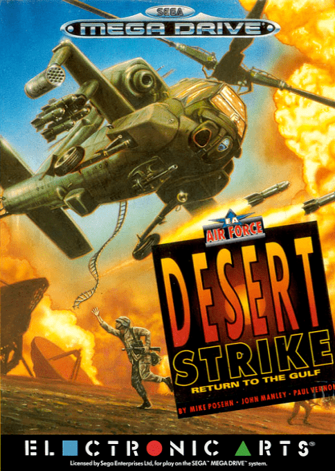 Desert Strike - Return To The Gulf — box-2D (EU)