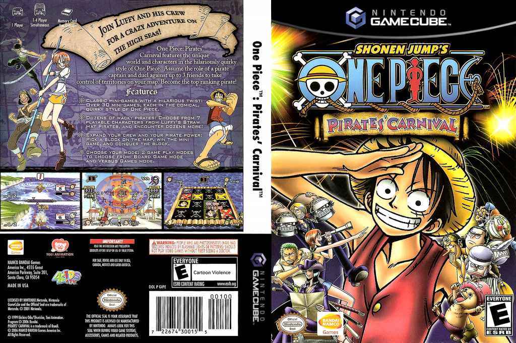 One Piece - Pirates Carnival — box-texture (US)