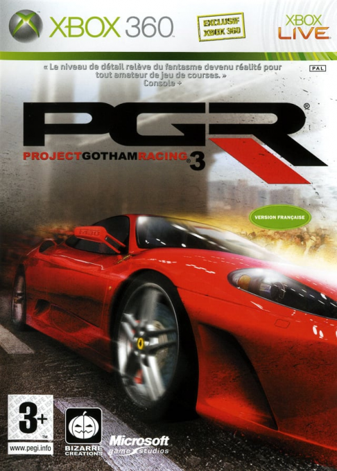 Project Gotham Racing 3 — box-2D (FR)