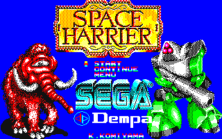 Space Harrier — sstitle (JP)