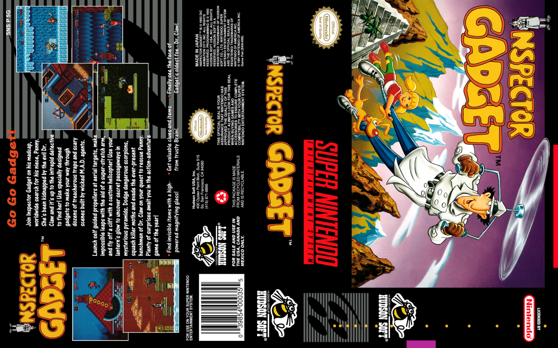 Inspecteur Gadget — box-texture (US)
