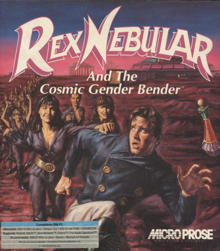 Rex Nebular And The Cosmic Gender Bender — box-2D (FR)