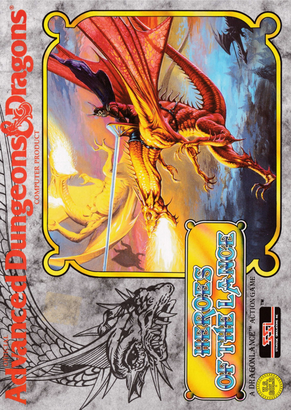 Heroes Of The Lance — box-2D (FR)