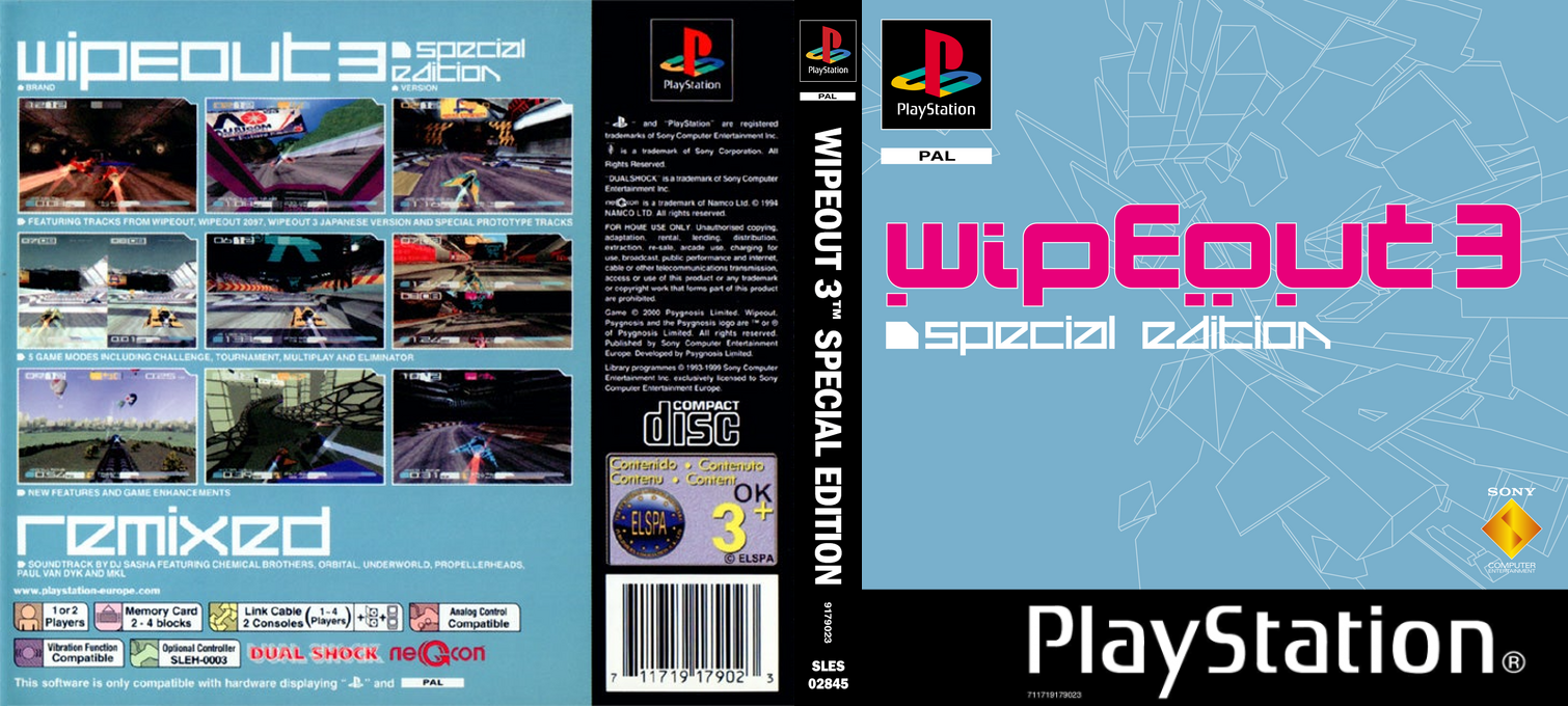 Wipeout 3 - Special Edition — box-texture (UK)