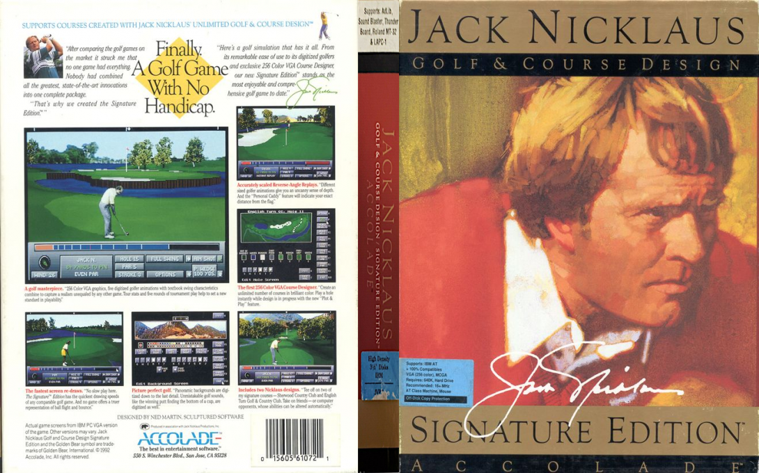 Jack Nicklaus Golf And Course Design - Signature Edition — box-texture (US)