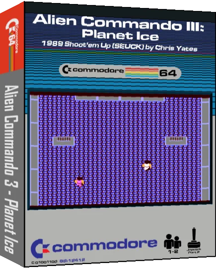 Alien Commando III : Planet Ice — box-3D (CUS)
