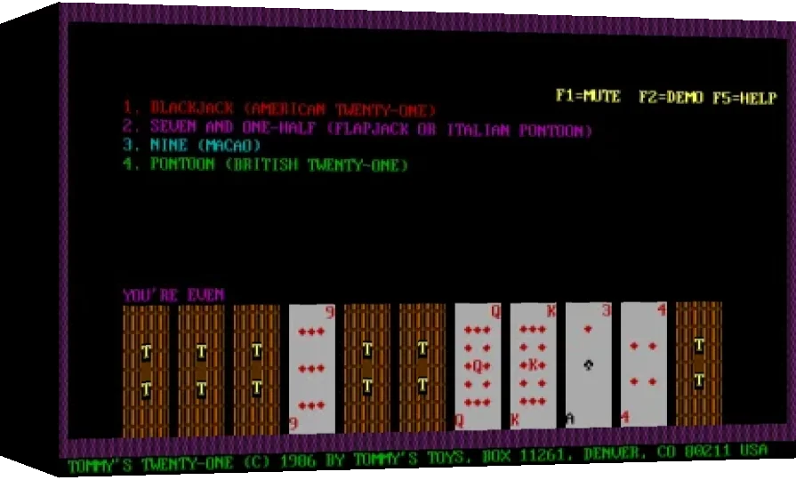 Tommy's Twenty-one — box-3D (WOR)