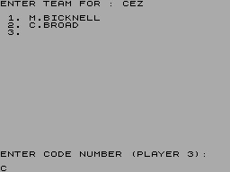Cricket Player Data Cassette 1994 — ss (WOR)