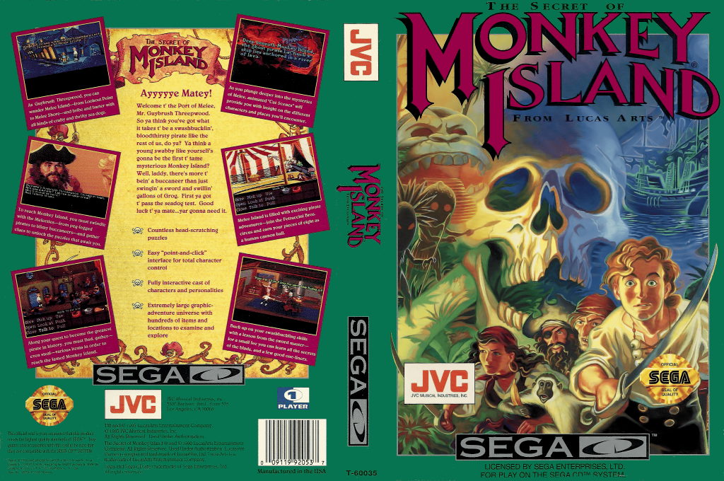 Secret of Monkey Island, The — box-texture (US)