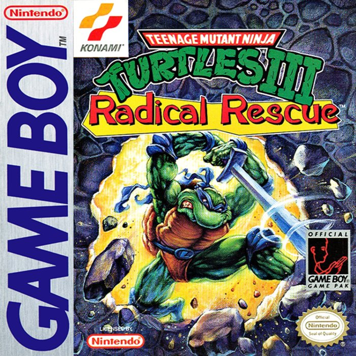 Teenage Mutant Ninja Turtles 3 - Radical Rescue box art
