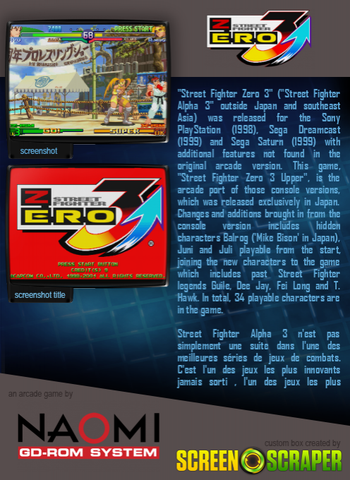 Street Fighter Zero 3 Upper — box-2D-back (SS)