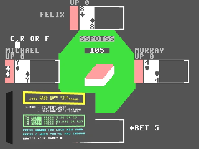 Five Card Stud — mixrbv2 (WOR)