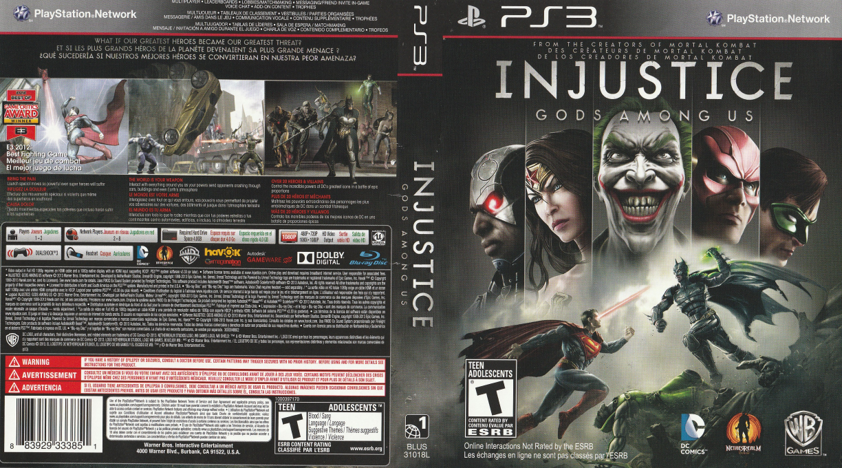 Injustice - Gods Among Us — box-texture (CA)