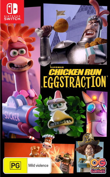 Chicken Run - Eggstraction box art