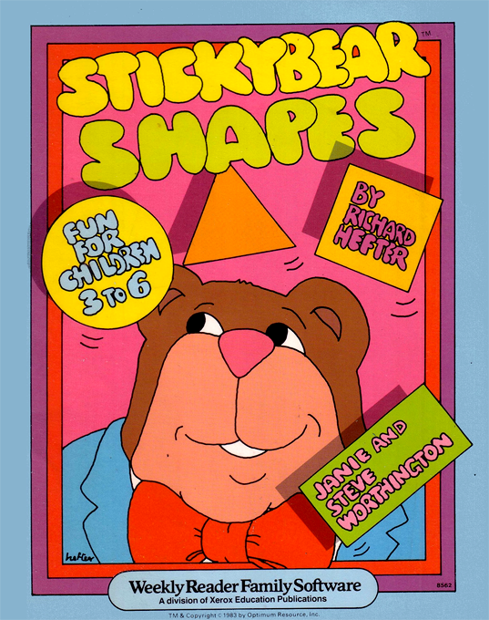 Stickybear Shapes box art