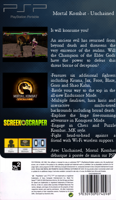 Mortal Kombat - Unchained — box-2D-back (SS)