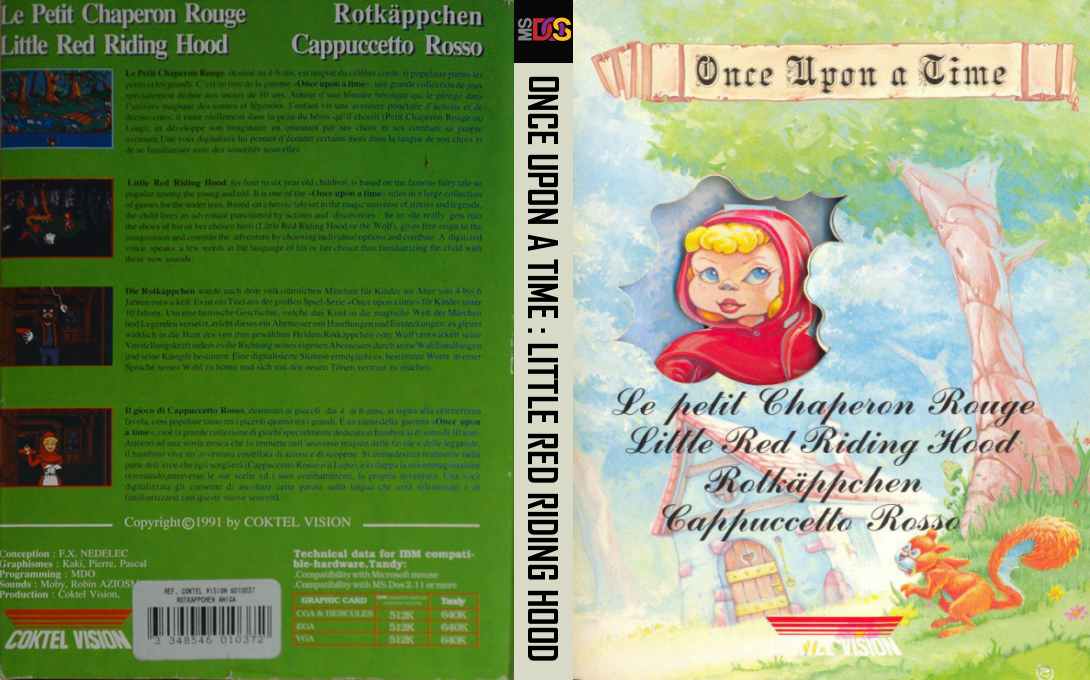 Once Upon A Time - Little Red Riding Hood — box-texture (EU)
