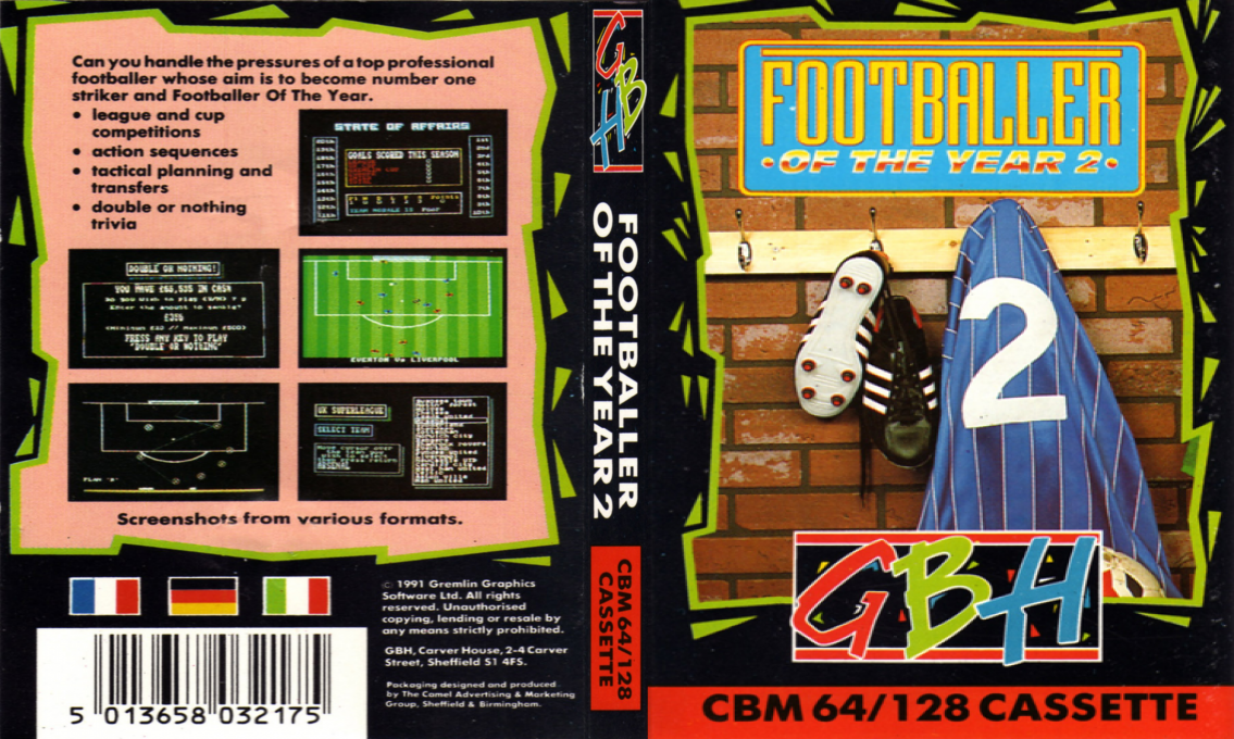 Footballer Of The Year 2 — box-texture (EU)