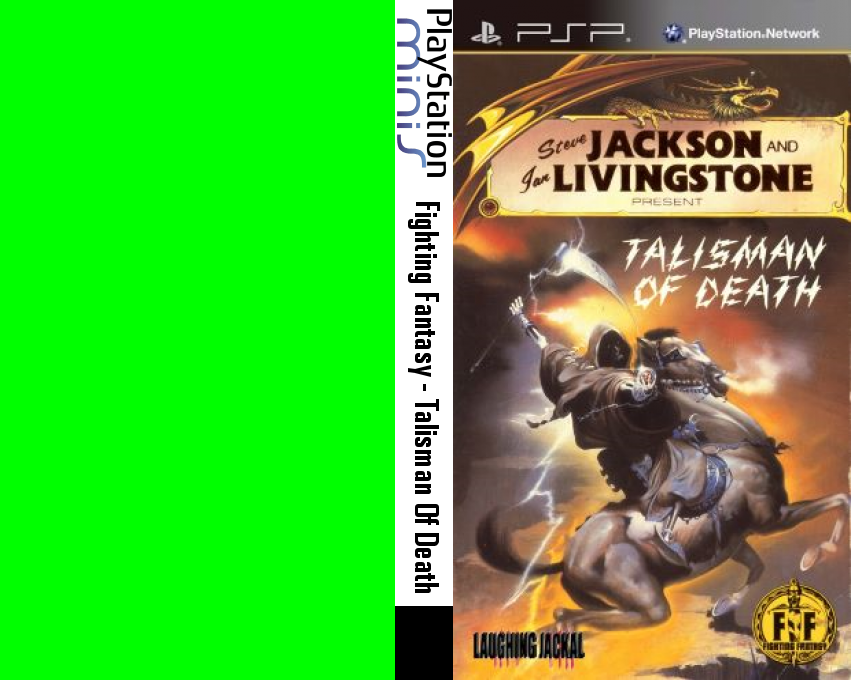 Fighting Fantasy - Talisman Of Death — box-texture (EU)