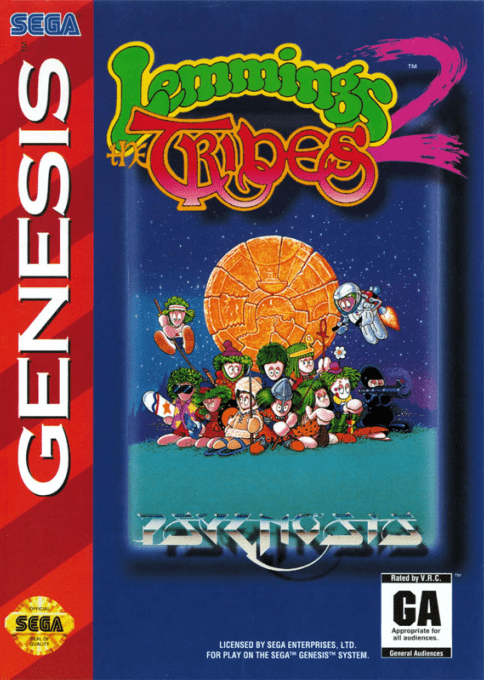 Lemmings 2 - The Tribes box art