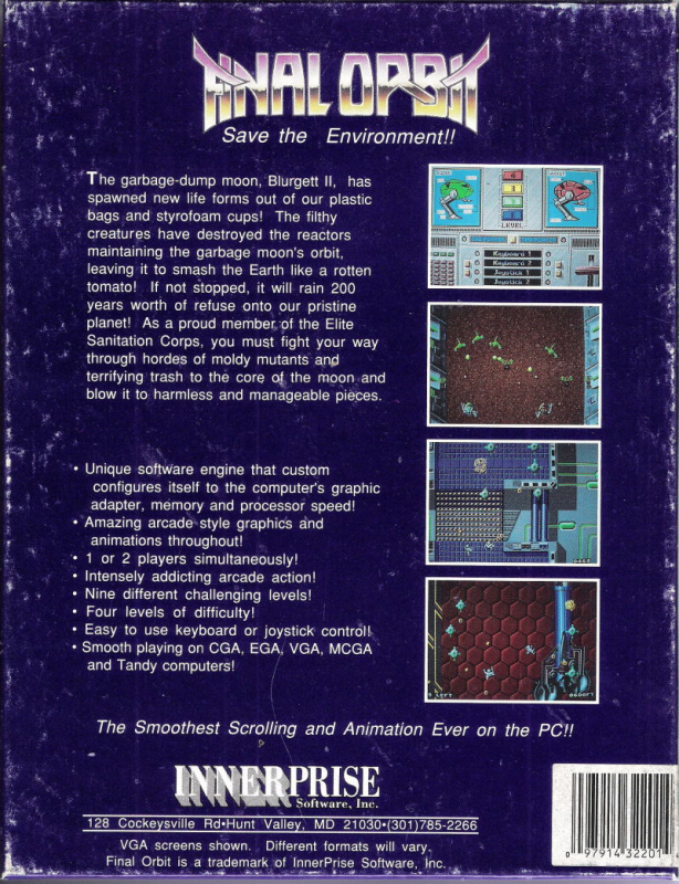 Final Orbit — box-2D-back (US)