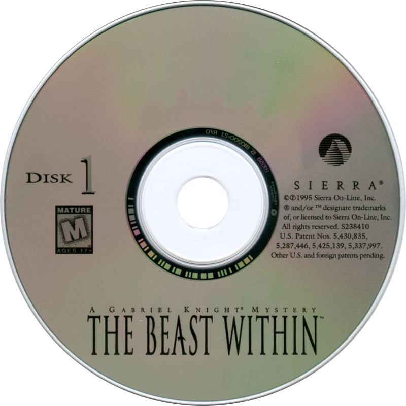 The Beast Within: A Gabriel Knight Mystery — support-2D (US)