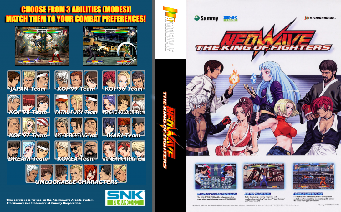 The King of Fighters Neowave — box-texture (WOR)