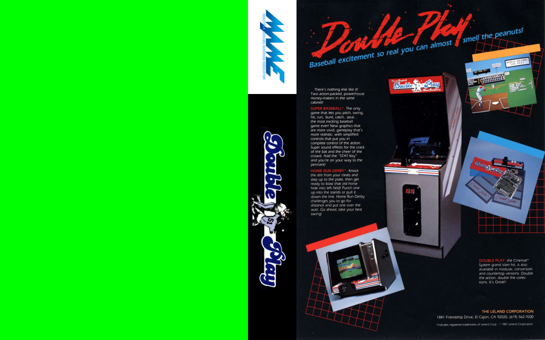 Super Baseball Double Play Home Run Derby — box-texture (WOR)