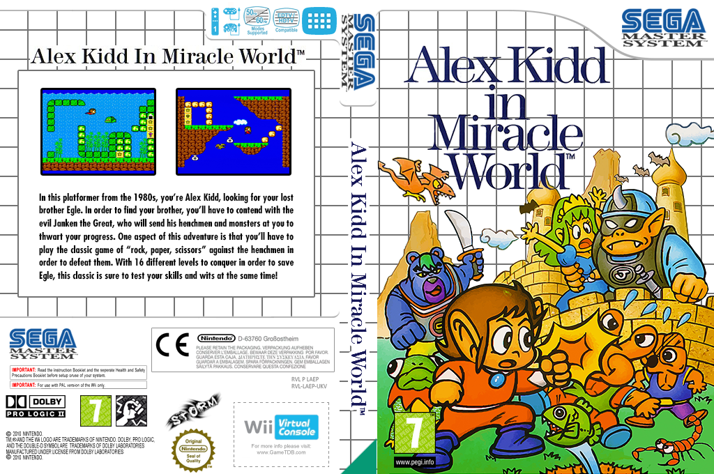 Alex Kidd In Miracle World — box-texture (EU)