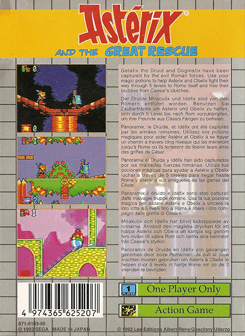 Astérix And The Great Rescue — box-2D-back (EU)
