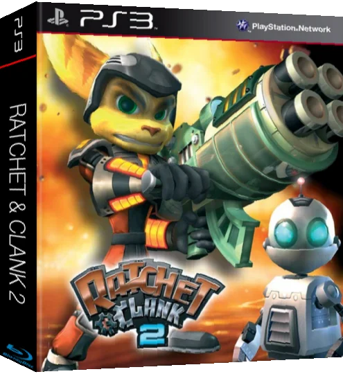 Ratchet And Clank 2 — box-3D (US)