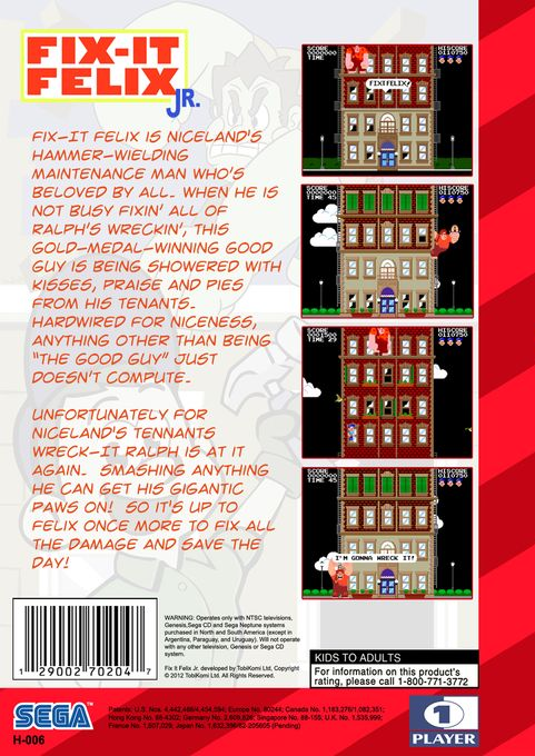 Fix-It Felix, Jr. — box-2D-back (US)
