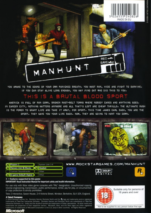 Manhunt — box-2D-back (UK)