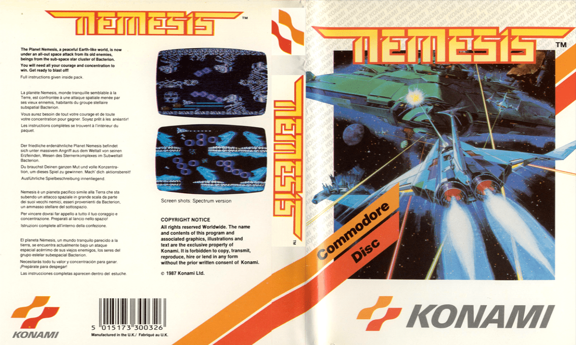 Nemesis - The Final Challenge — box-texture (EU)
