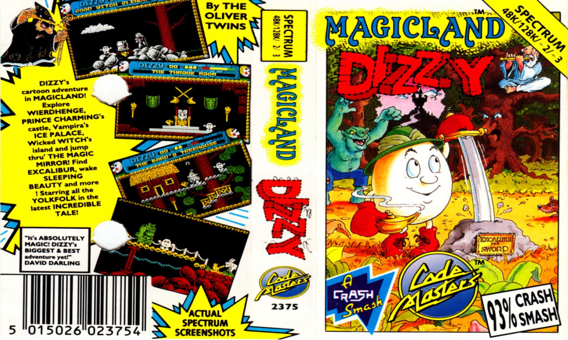 Dizzy 4 - Magicland Dizzy — box-texture (EU)