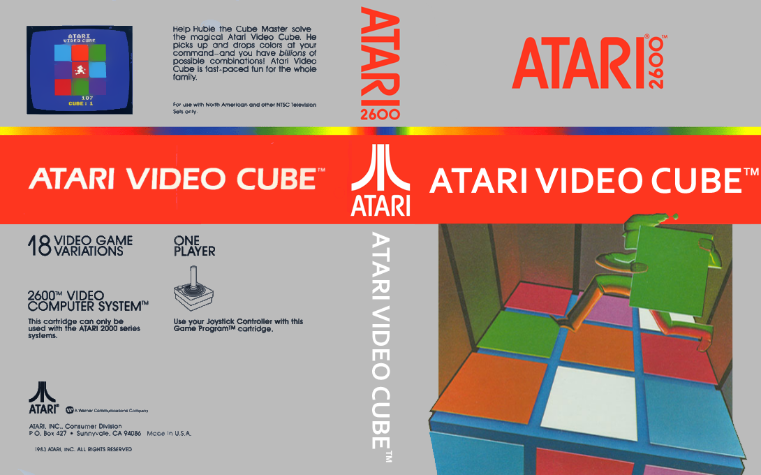 Atari Video Cube — box-texture (US)