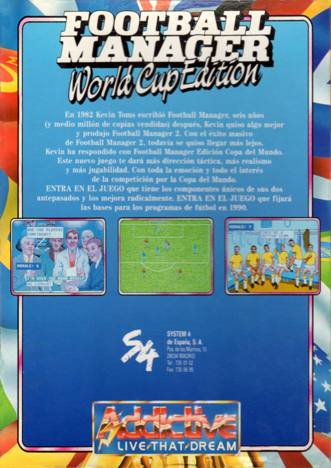 Football Manager - World Cup Edition — box-2D-back (SP)