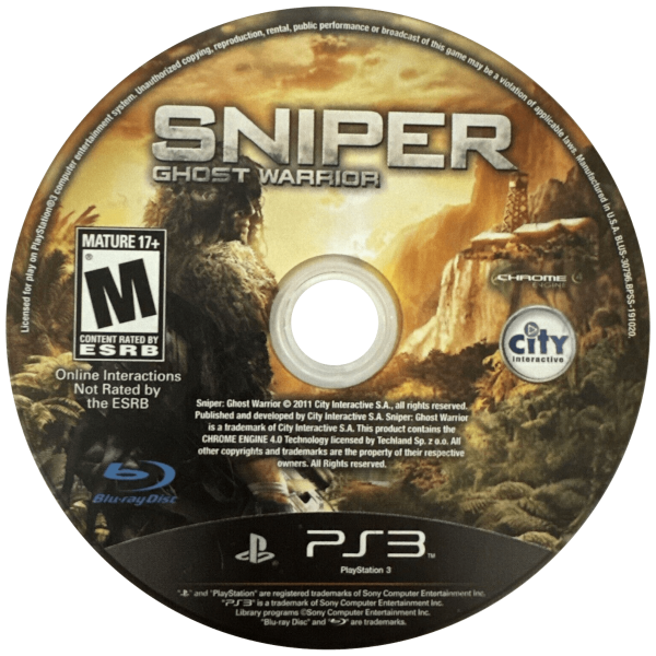 Sniper - Ghost Warrior — support-texture (US)