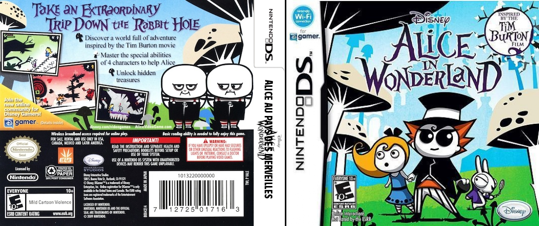 Alice in Wonderland — box-texture (US)
