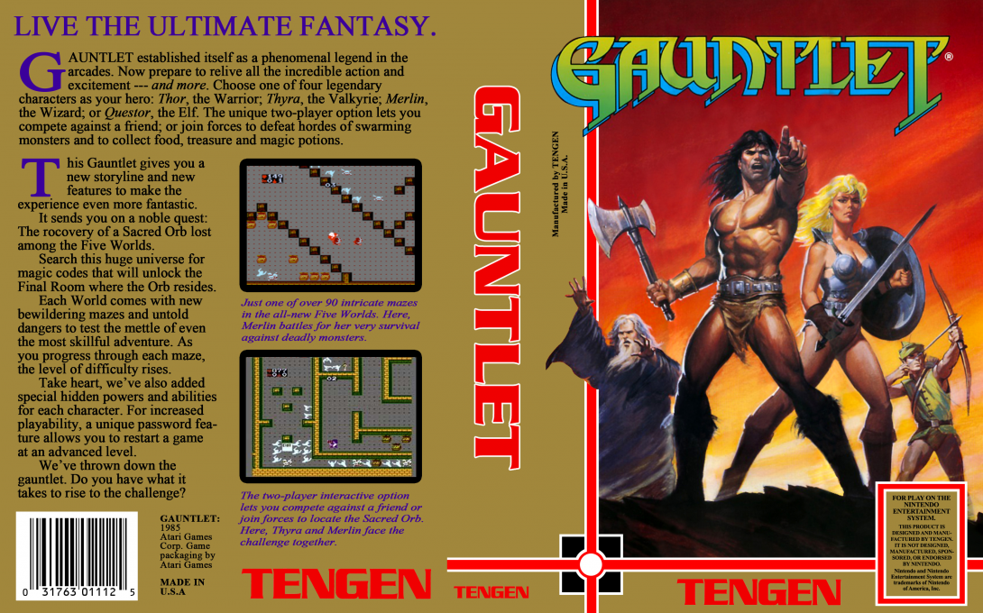 Gauntlet — box-texture (US)
