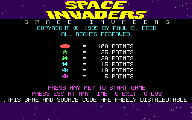 Space Invaders — sstitle (WOR)