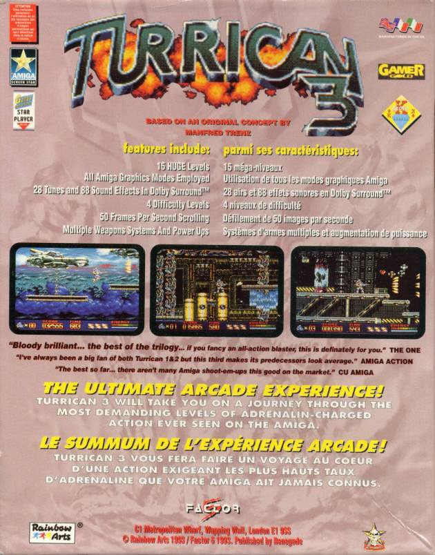 Turrican III - Payment Day — box-2D-back (WOR)