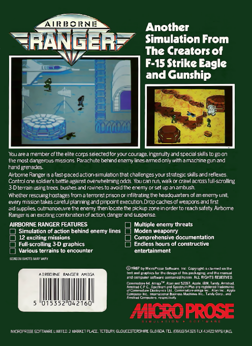 Airborne Ranger — box-2D-back (EU)