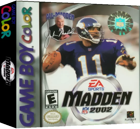 Madden NFL 2002 — box-3D (US)