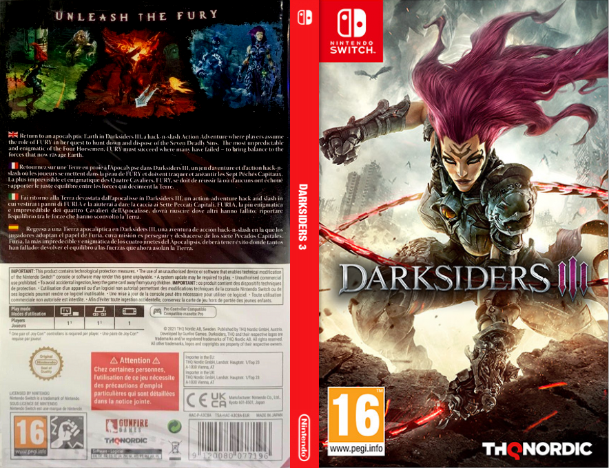 Darksiders 3 — box-texture (EU)